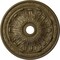 Ekena Millwork Flagstone Ceiling Medallion (Canopies up to 3 7/8"), 30"OD x 3 7/8"ID x 3 1/4"P, Mississippi Mud CM30FLMMF - alternate 1